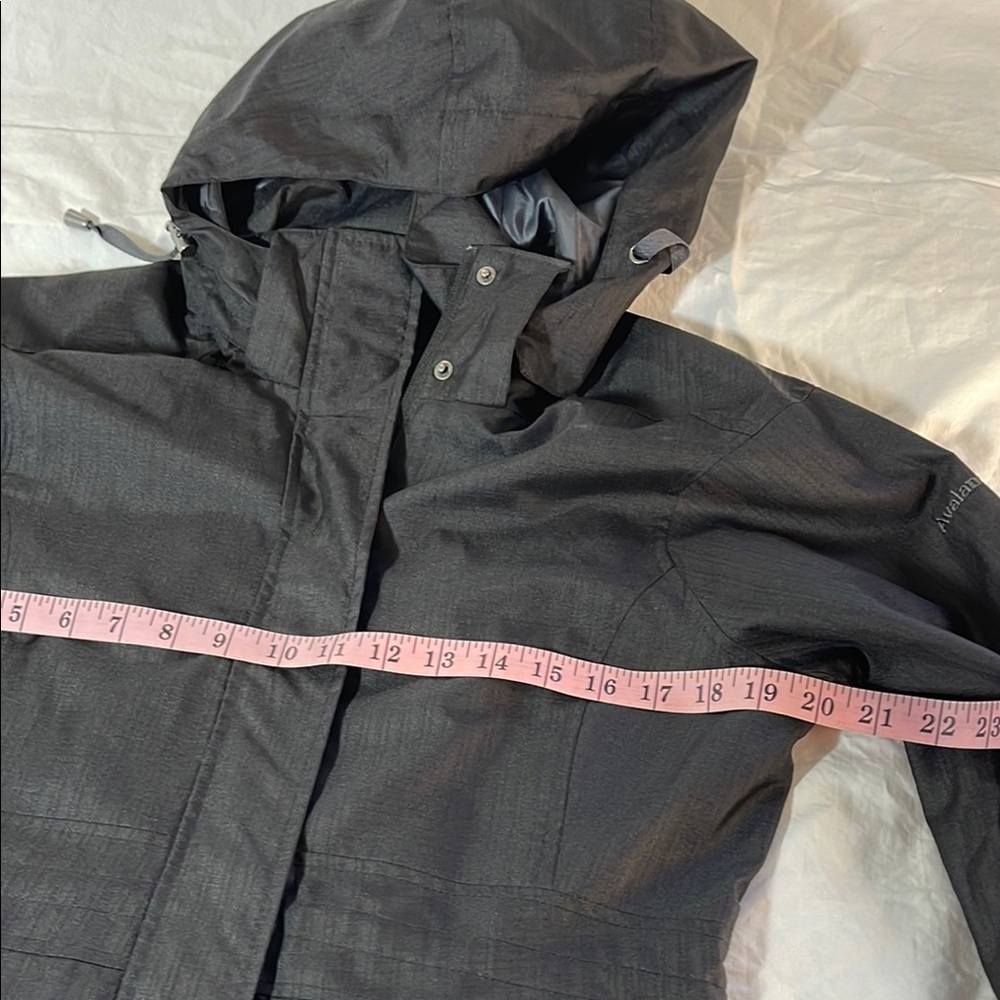Avalanche Charcoal Hooded All Weather Utility Jacket - Picture 6 of 11